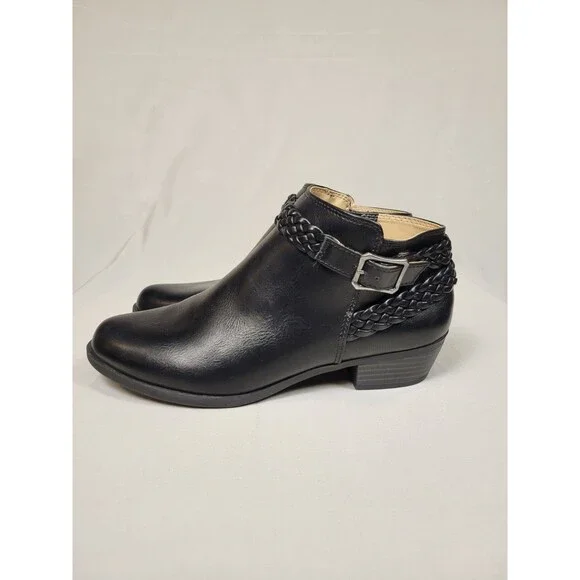 LifeStride Womens Adriana Ankle Bootie Size 9.5M Black Dress Shoes Comfortable - Picture 2 of 10